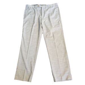Lauren Ralph Lauren Flat Front Blue Chambray Dress Pants Men’s 36x29 Stretch